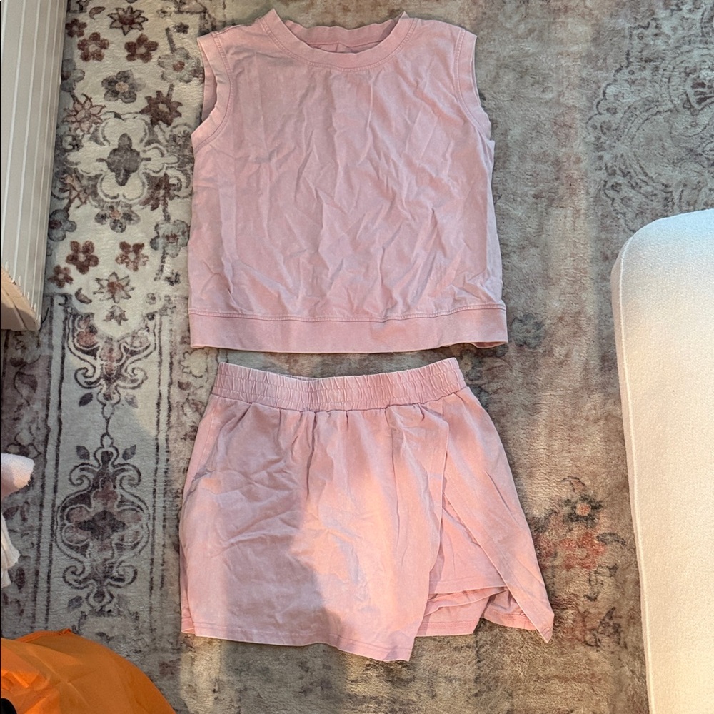 Pink athletic set